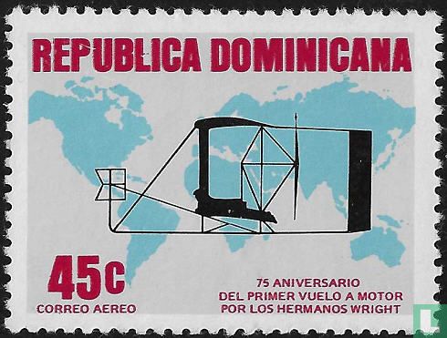 75. Jahrestag des Erstfluges der Gebrüder Wright