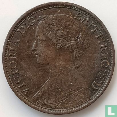 Vereinigtes Königreich 1 Farthing 1861 - Bild 2