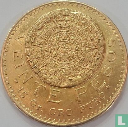 Mexico 20 pesos 1919 - Image 2