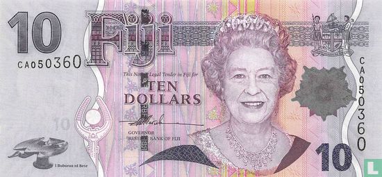 Fidji $ 10 2007 - Image 1