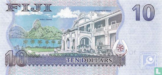 Fiji 10 Dollars  - Afbeelding 2