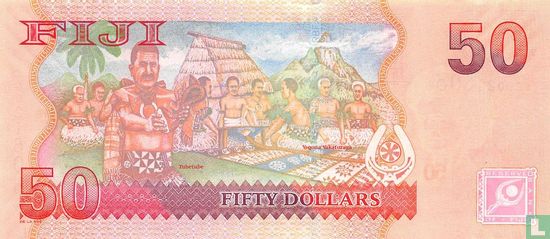 Fiji 50 dollars 2007 - Image 2