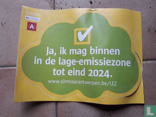 Ja, ik mag nog binnen in de lage-emissiezone tot enid 2024