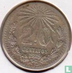 Mexique 20 centavos 1925 - Image 1
