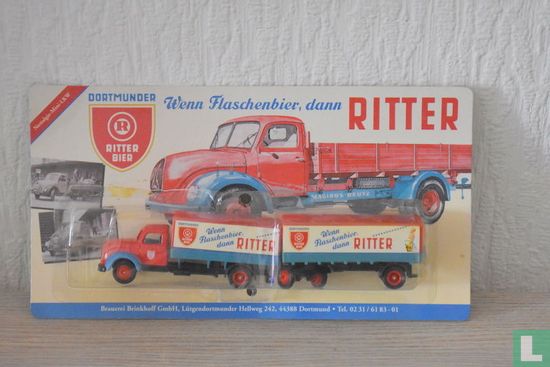 Camion de bière Allemande " Ritter Bier "