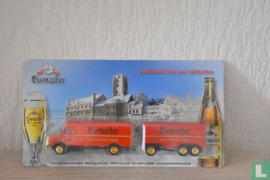Camion de bière allemande " Eisenacher "