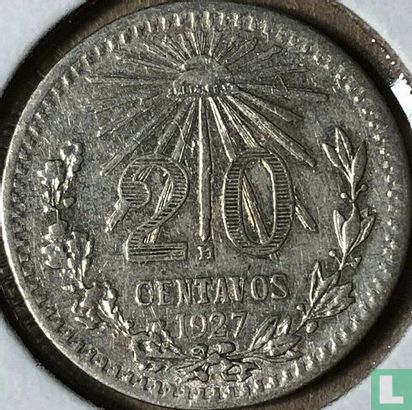 Mexico 20 centavos 1927 - Afbeelding 1