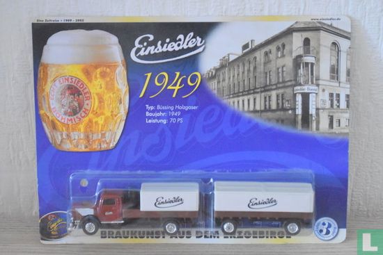 Camion bière Allemande " Einsiedler "