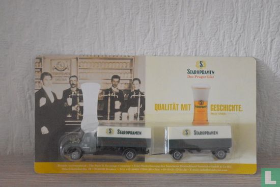 Camion de bière Tchèque Staropramen 