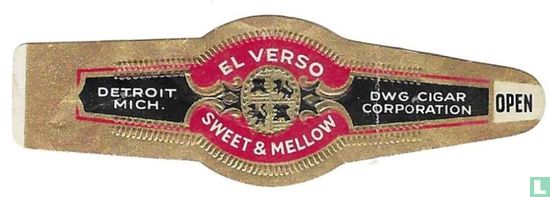 El Verso Sweet & Mellow - DWG Cigar Corporation - Detroit Mich. - Image 1