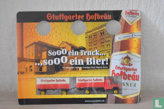 Camion de bière allemande " Gtuttgarder Hofbräu "