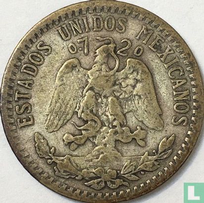 Mexiko 20 Centavo 1920 (Typ 2) - Bild 2