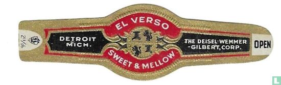 El Verso Sweet & Mellow - Detroit Mich. - The Deisel Wemmer Gilbert Corp.[open] - Image 1