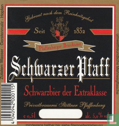 Schwarzer Pfaff