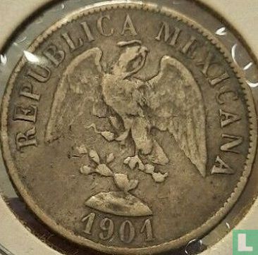 Mexico 20 centavos 1901 (Mo M) - Image 1