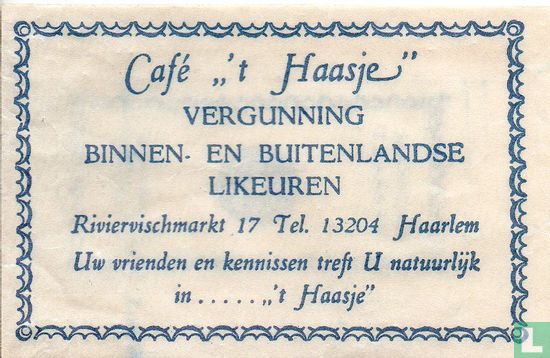 Café " 't Haasje" - Afbeelding 1