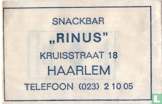 Snackbar "Rinus" - Image 1