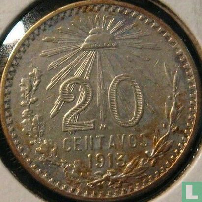Mexique 20 centavos 1913 - Image 1