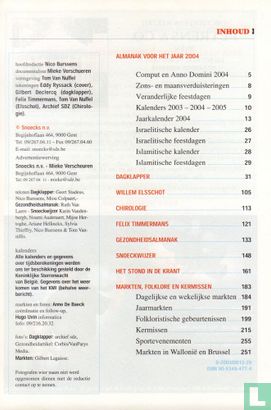 Snoecks Almanak 2004 - Afbeelding 3