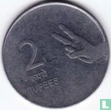 India 2 rupees 2011 (Hyderabad - type 1) - Afbeelding 2