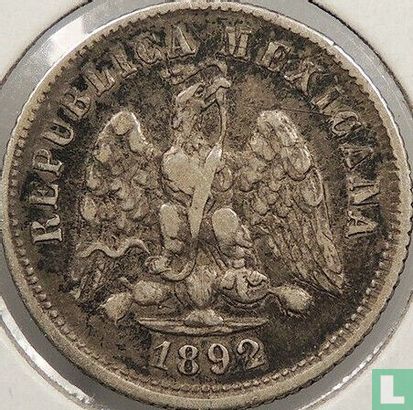 Mexique 10 centavos 1892 (Go R) - Image 1