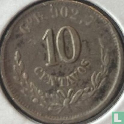 Mexiko 10 Centavo 1890 (Go R) - Bild 2