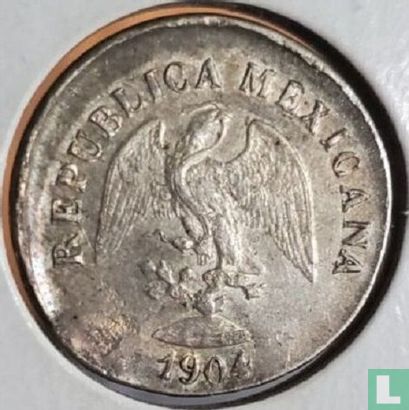 Mexiko 10 Centavo 1904 (Mo M - Prägefehler) - Bild 1