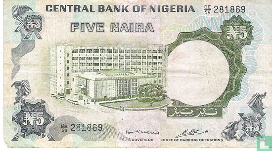 Nigeria 5 Naira - Afbeelding 1
