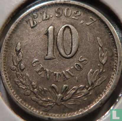 Mexico 10 centavos 1889 (Zs Z) - Afbeelding 2
