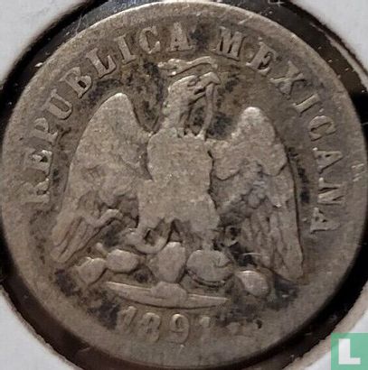 Mexique 10 centavos 1891 (Mo M) - Image 1