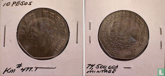 Mexico 10 pesos 1976 - Afbeelding 3