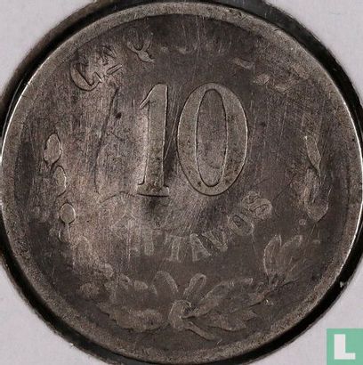 Mexico 10 centavos 1899 (Cn Q) - Afbeelding 2