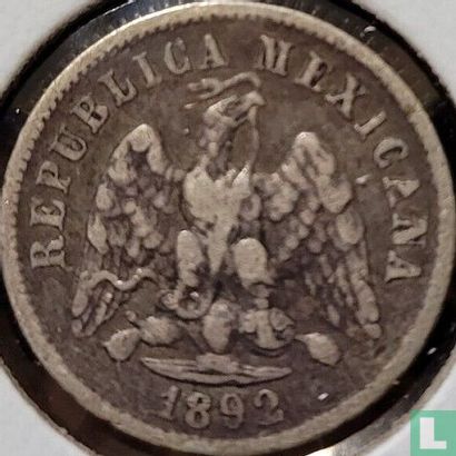 Mexico 10 centavos 1892 (Mo M) - Image 1