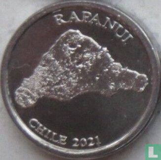 Chili 1 peso 2021 (type 1) - Image 1