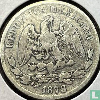 Mexique 50 centavos 1878 (Go S) - Image 1