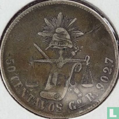 Mexico 50 centavos 1886 (Go R) - Image 2