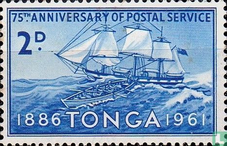 75. Jahrestag der Postdienste von Tonga