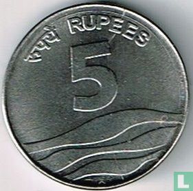 Indien 5 Rupien 2008 (Hyderabad) - Bild 2
