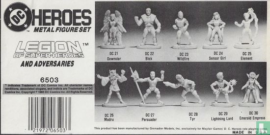 Outsiders and Adversaries Metal Figure Set - Image 2