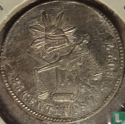 Mexiko 25 Centavo 1880 (Zs S) - Bild 2