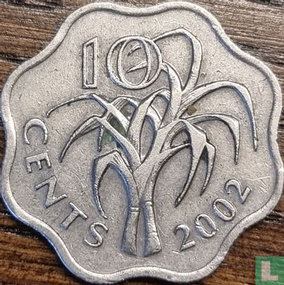 Swaziland 10 cents 2002 - Image 1