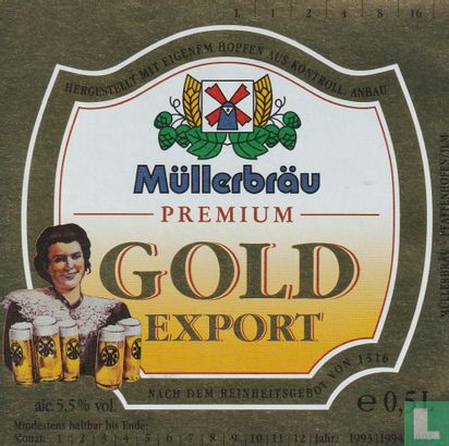 Müllerbräu Gold Export