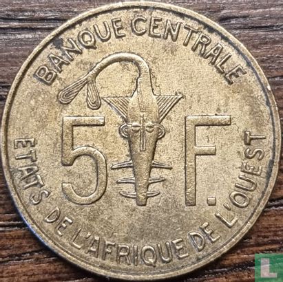 West African States 5 francs 2012 - Image 2