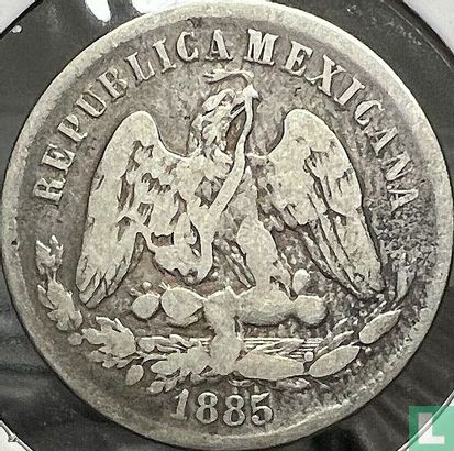 Mexique 25 centavos 1885 (Mo M) - Image 1