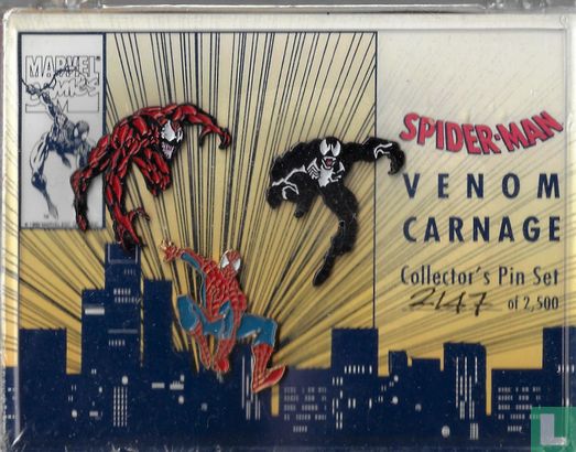Spider-Man Venom Carnage Collector's Pin Set - Afbeelding 1
