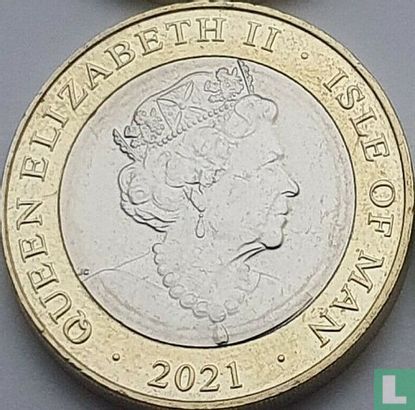 Isle of Man 2 pounds 2021 "140th anniversary Women's Suffrage on the Isle of Man - Catherine Callow" - Image 1