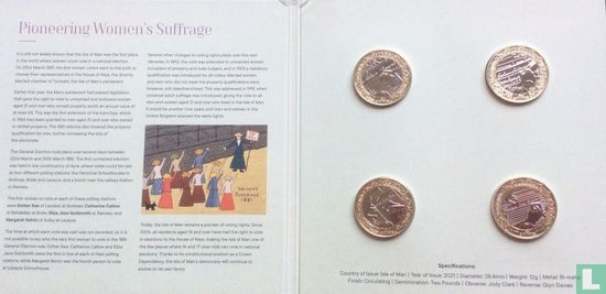 Isle of Man mint set 2021 "140th anniversary Women's Suffrage on the Isle of Man" - Image 2