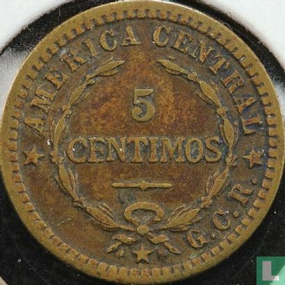 Costa Rica 5 centimos 1921 - Afbeelding 2