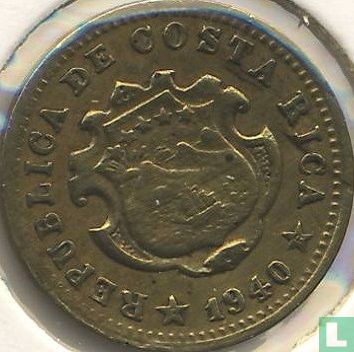 Costa Rica 5 centimos 1940 - Afbeelding 1