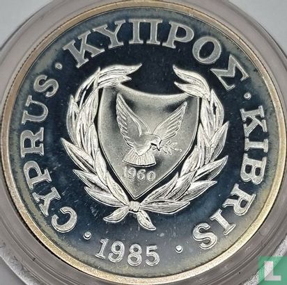 Cyprus 50 cents 1985 (PROOF) "FAO - International Year of Forest" - Image 1